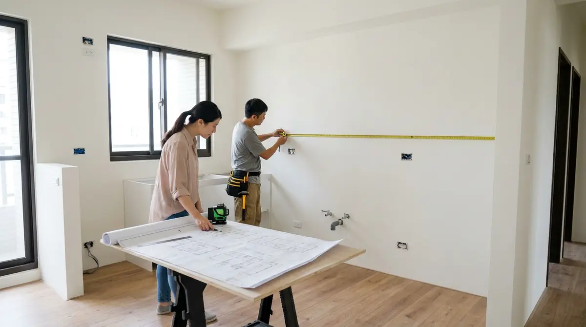 櫃體安裝前為什麼要複尺？完成尺寸與設計圖不同時的調整指南