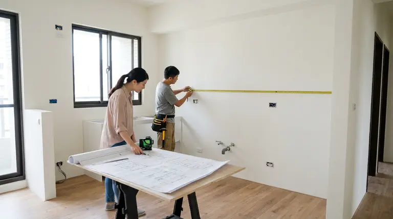 櫃體安裝前為什麼要複尺?完成尺寸與設計圖不同時的調整指南