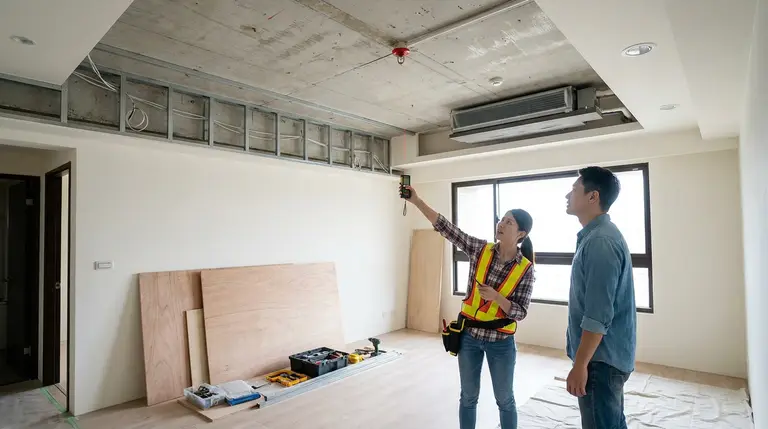 裝修天花板要降多少？冷氣、燈具與消防設備的空間預留指南