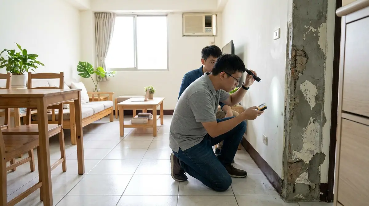 老屋翻新前怎麼檢測海砂屋？先別拆，這幾步比看屋齡更重要