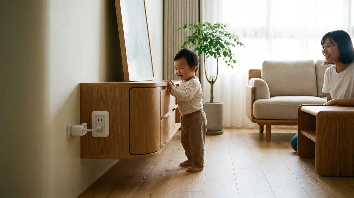 家中有小孩,裝修要注意什麼?插座、櫃體與家具安全設計指南
