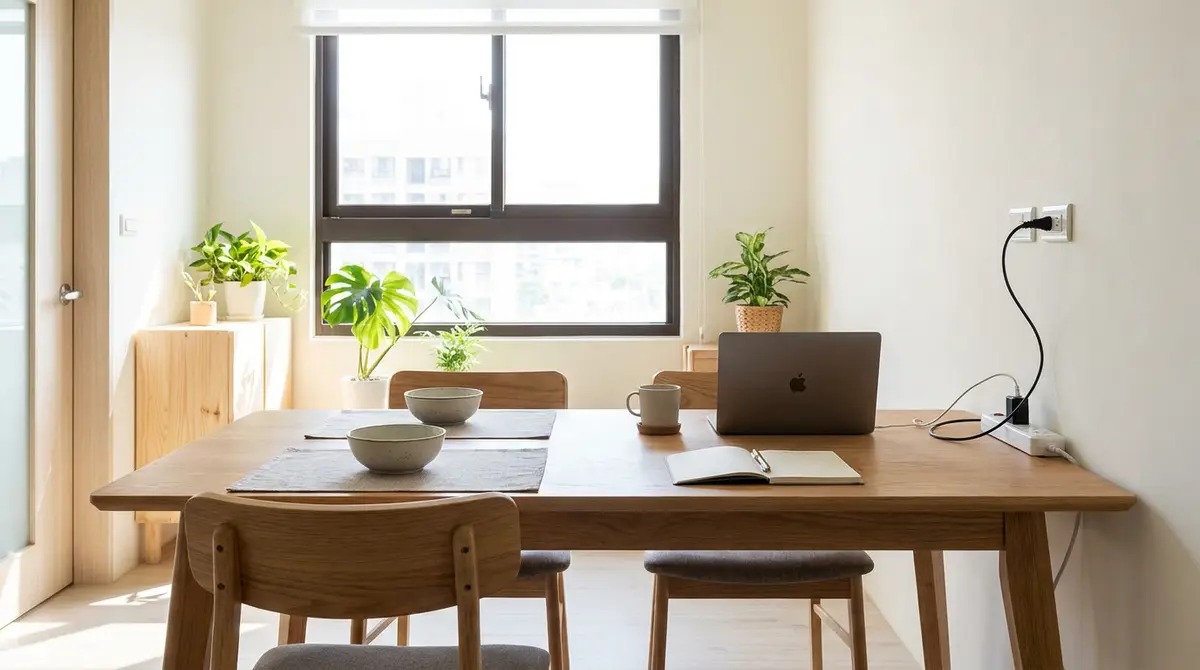 餐桌兼工作桌適合嗎?先看使用時間、桌面大小,再決定要不要省這張桌