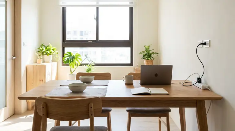 餐桌兼工作桌適合嗎？先看使用時間、桌面大小，再決定要不要省這張桌