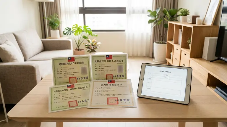 找設計師要看哪些專業證照？先看懂這 3 種文件，再放心談裝修