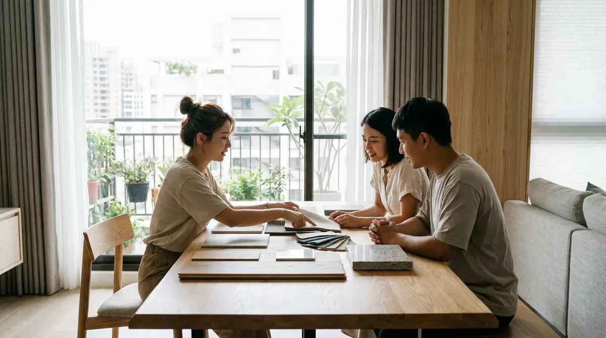室內設計師會陪同挑建材嗎?找人前先確認選材服務做到什麼程度