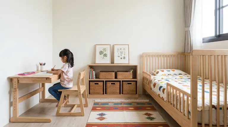 小孩房家具怎麼搭才不容易淘汰？從幼兒到上學都好用的挑選方法