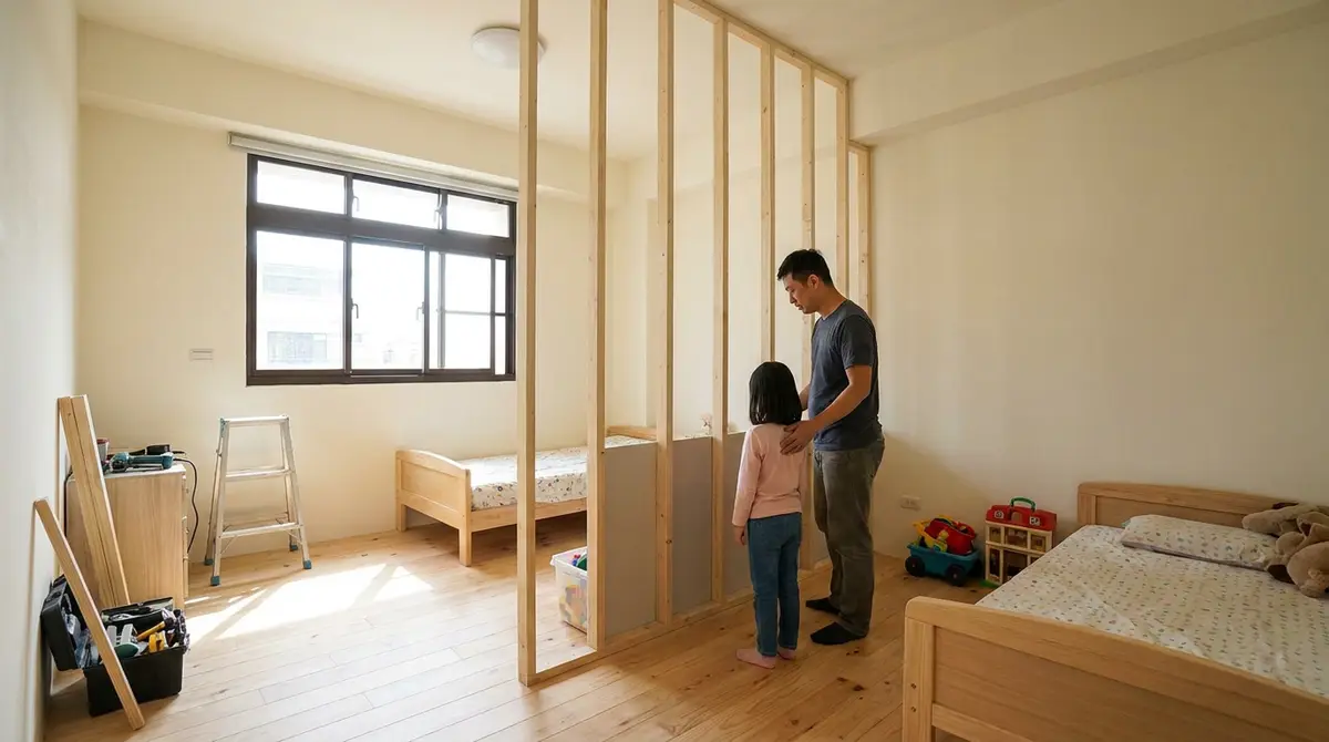 兒童房改成兩間要多少錢？先抓預算，再看孩子住起來會不會太擠