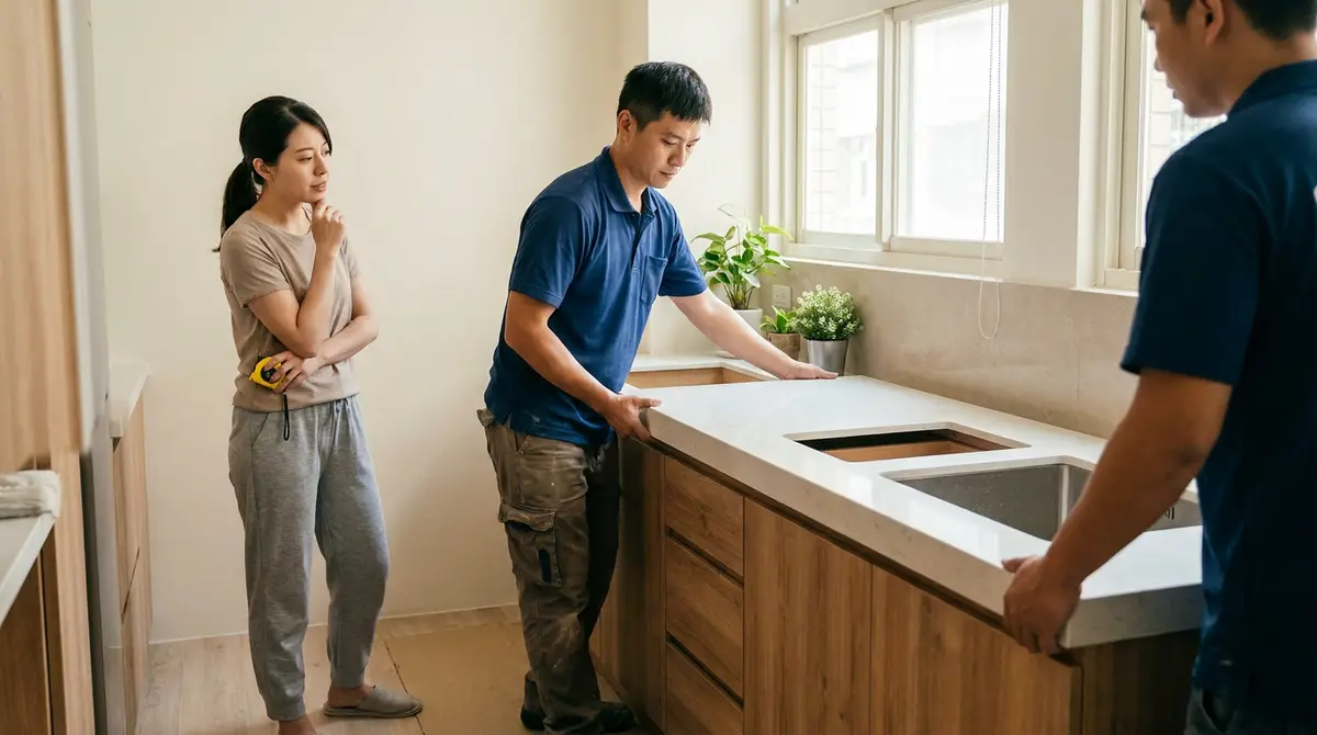 廚房檯面單獨更換費用多少？先抓預算，再看哪些錢不能漏｜Plans設計圈