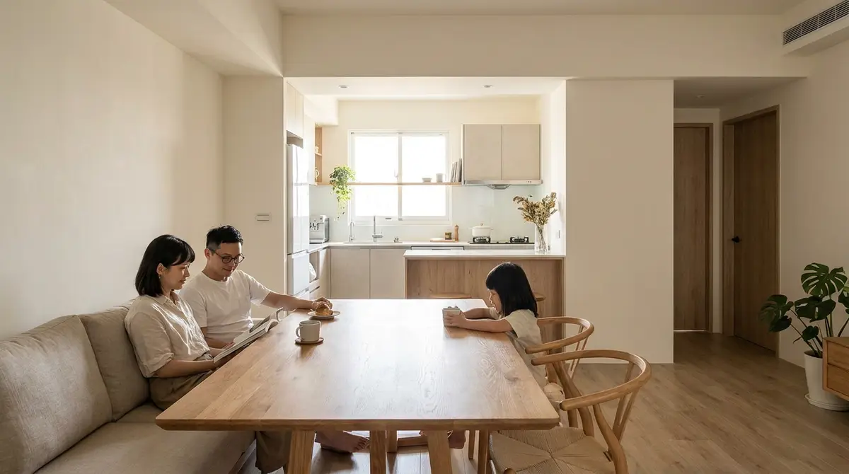 很少下廚還需要大廚房嗎?依料理頻率,把空間留給真正的日常