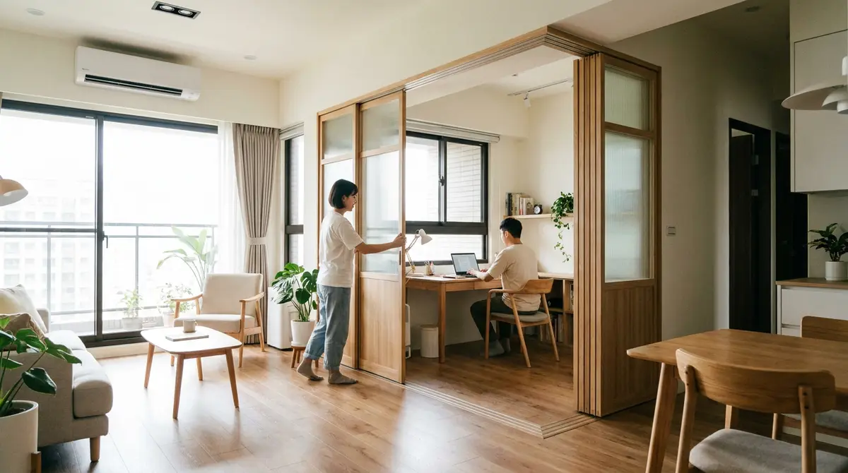 可移動隔間適合住宅嗎?從隱私、隔音到空間彈性,判斷你家適合哪一種