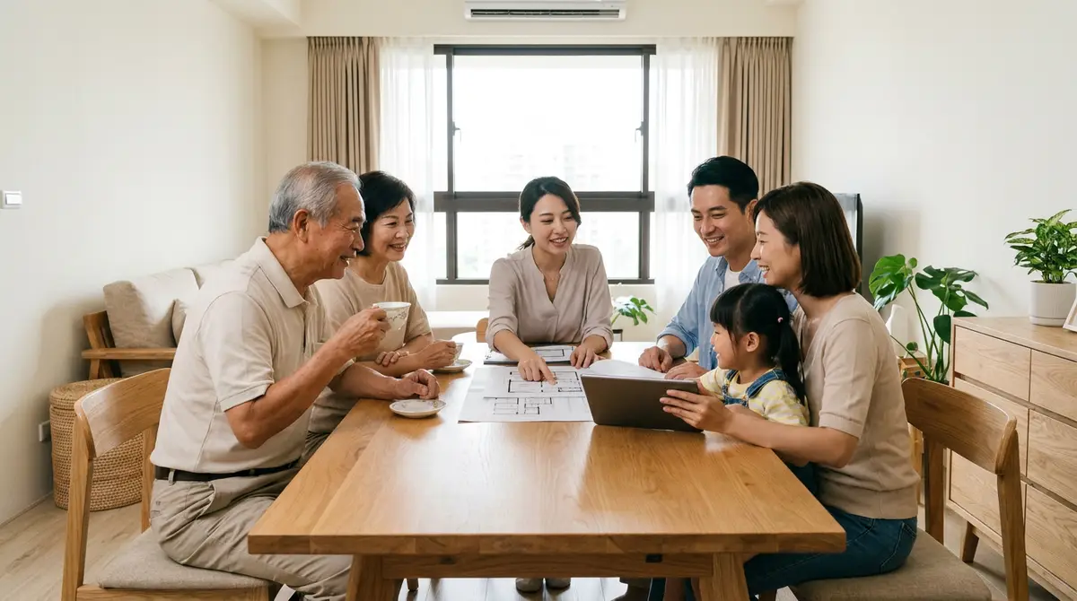 三代同堂怎麼找室內設計師?從需求排序到家庭共識的篩選指南