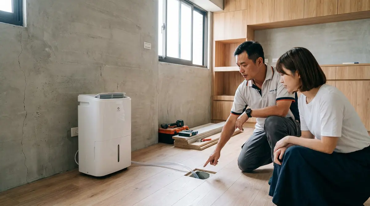 老屋除濕機排水管怎麼預留？先想好這條水路，入住少倒一桶水