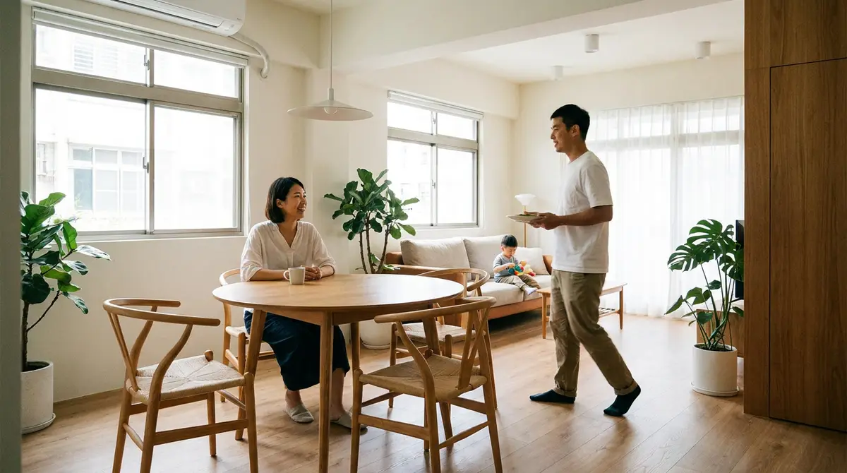 老屋餐桌總是擋路怎麼改格局?先別拆牆,讓走道順起來