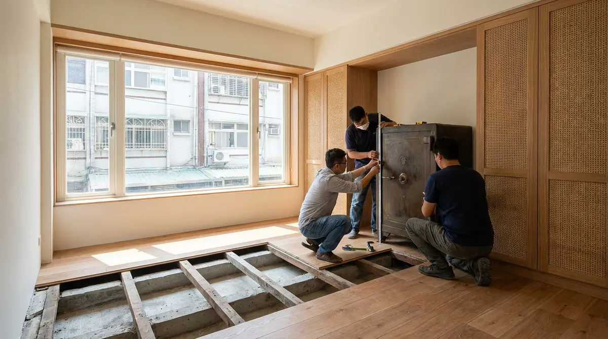 老屋翻新，保險箱太重能放樓上嗎？先別搬，這幾件事要確認