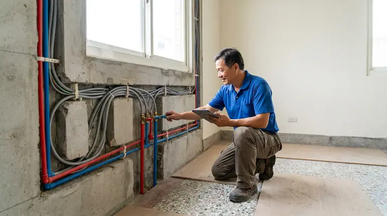 老屋水電重拉完整施工流程:從現況檢查、配管配線到封牆驗收