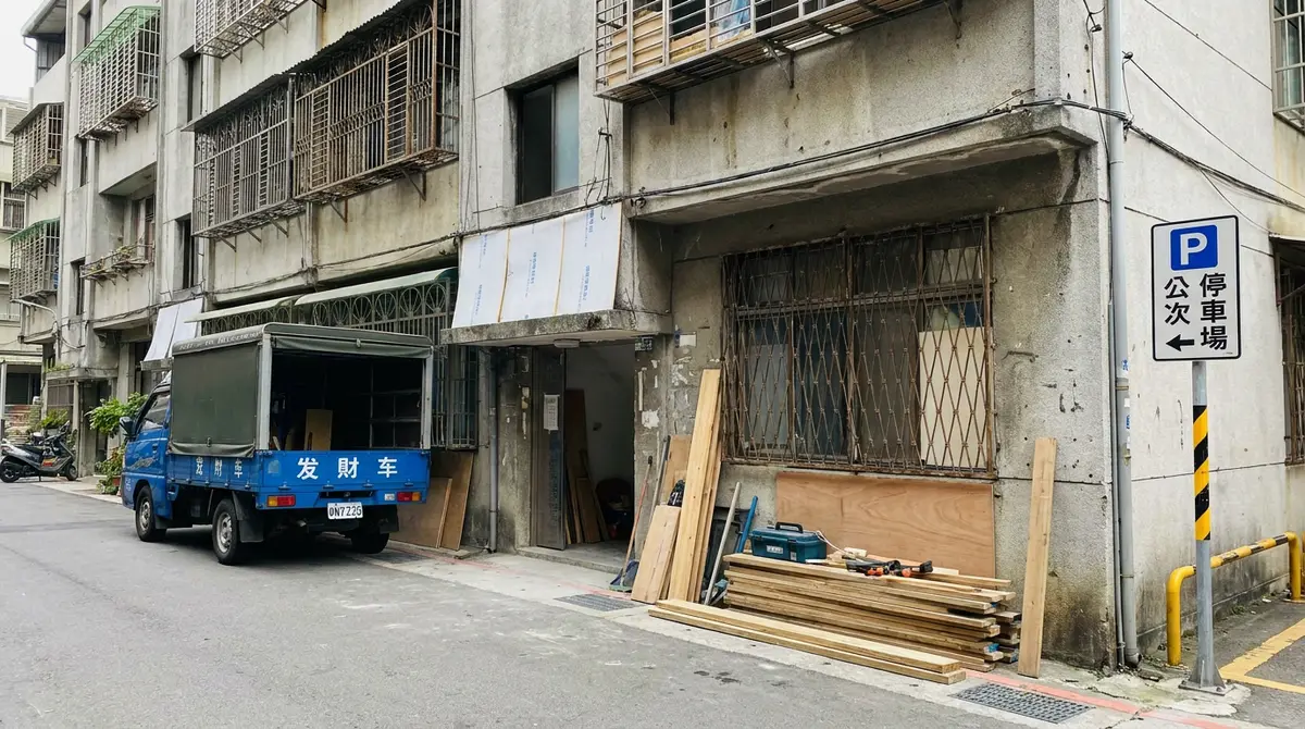 老屋翻新施工車輛停哪裡？開工前先搞定停車、卸貨與鄰居出入｜設計圈