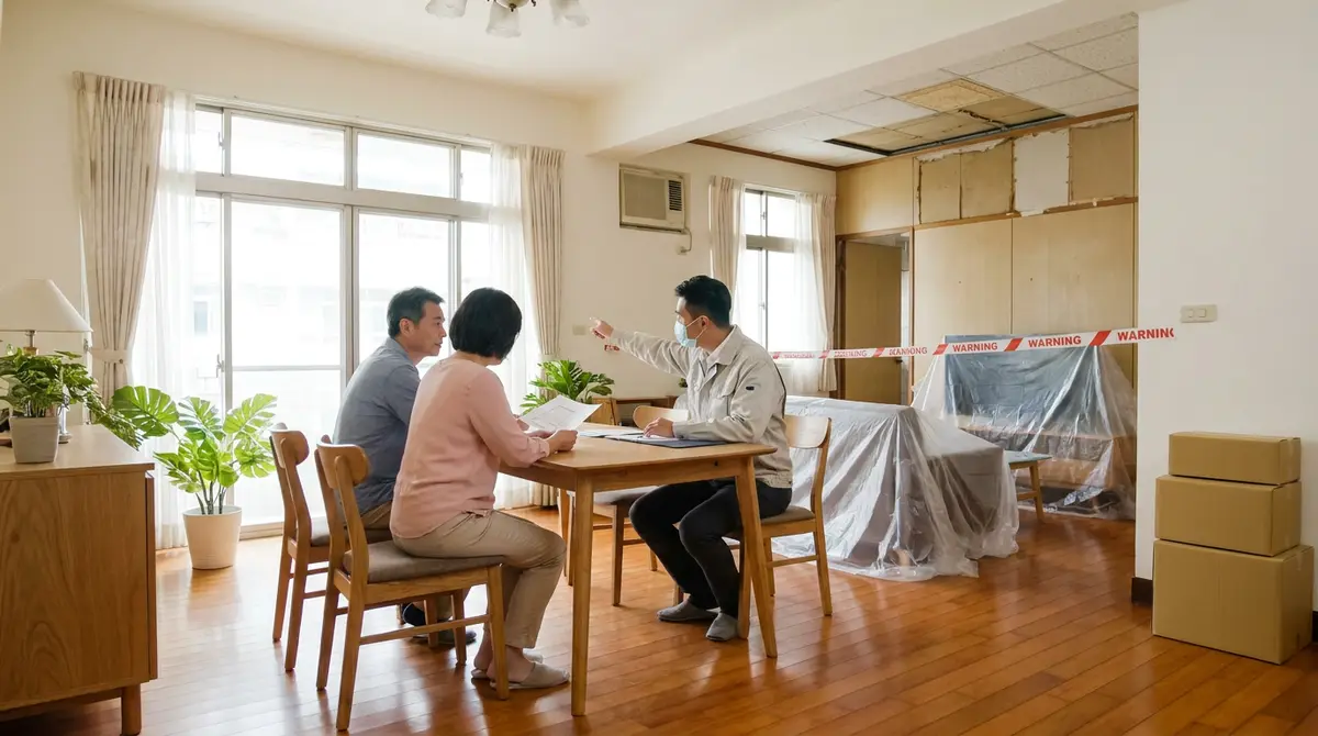 老屋含石綿建材拆除費用怎麼算？別只問一坪多少，先看報價有沒有包清運