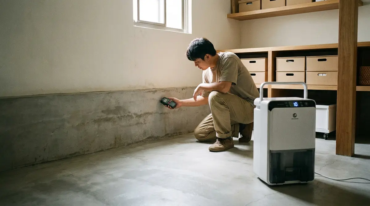 老屋地下室潮濕怎麼改善？先找水從哪來，別急著刷防水漆
