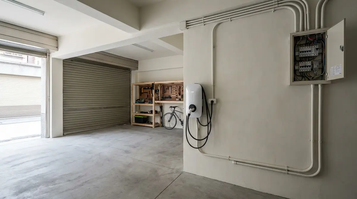 老屋車庫可以裝充電樁嗎？先看電夠不夠、線怎麼拉，再決定裝哪台