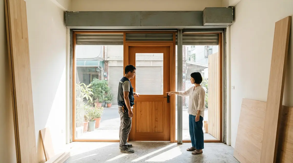 老屋鐵捲門可以改一般大門嗎?先看這幾件事,別急著拆