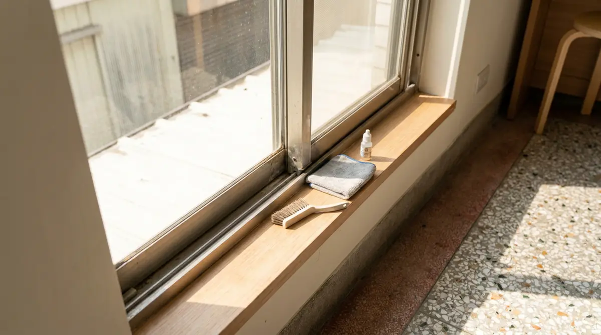 老屋窗戶卡住推不動怎麼修？先清軌道，再判斷要換輪子還是修窗框