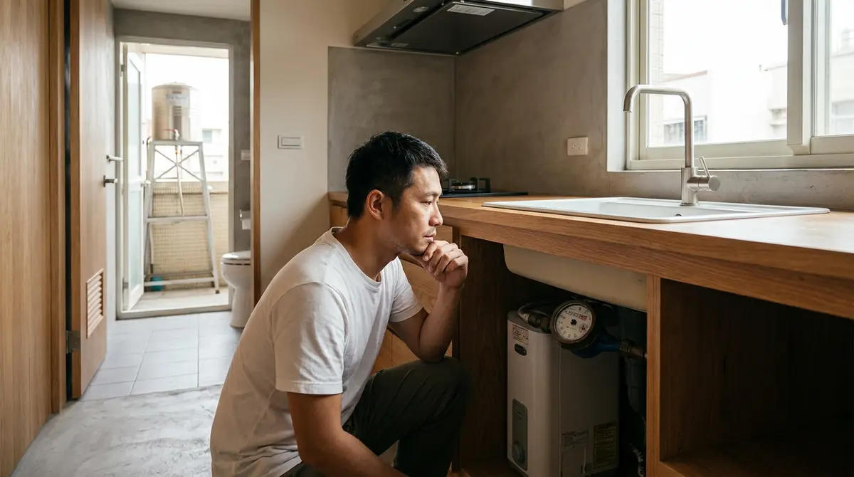 老屋水表一直轉但找不到漏水?先別敲牆,照這個順序查