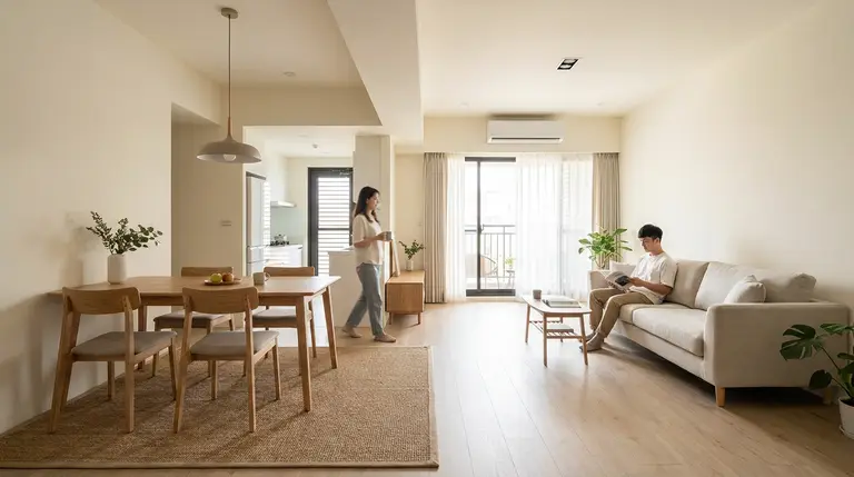 客餐廳一體怎麼設計？用家具分區、順暢動線打造好住的開放式空間