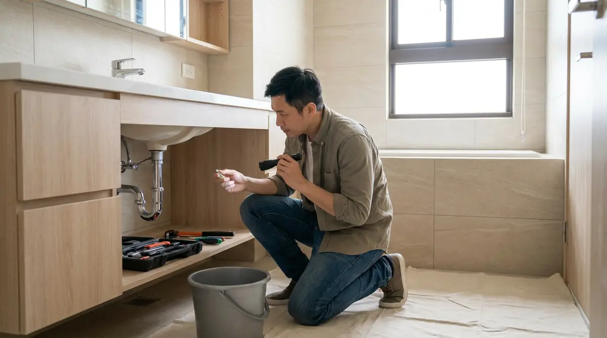裝修發現排水管有異味怎麼辦？從存水彎、通氣到管線的排查指南