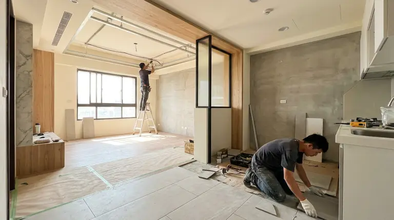 裝修工程可以同時進行嗎?交叉施工的可行組合、先後順序與避雷重點