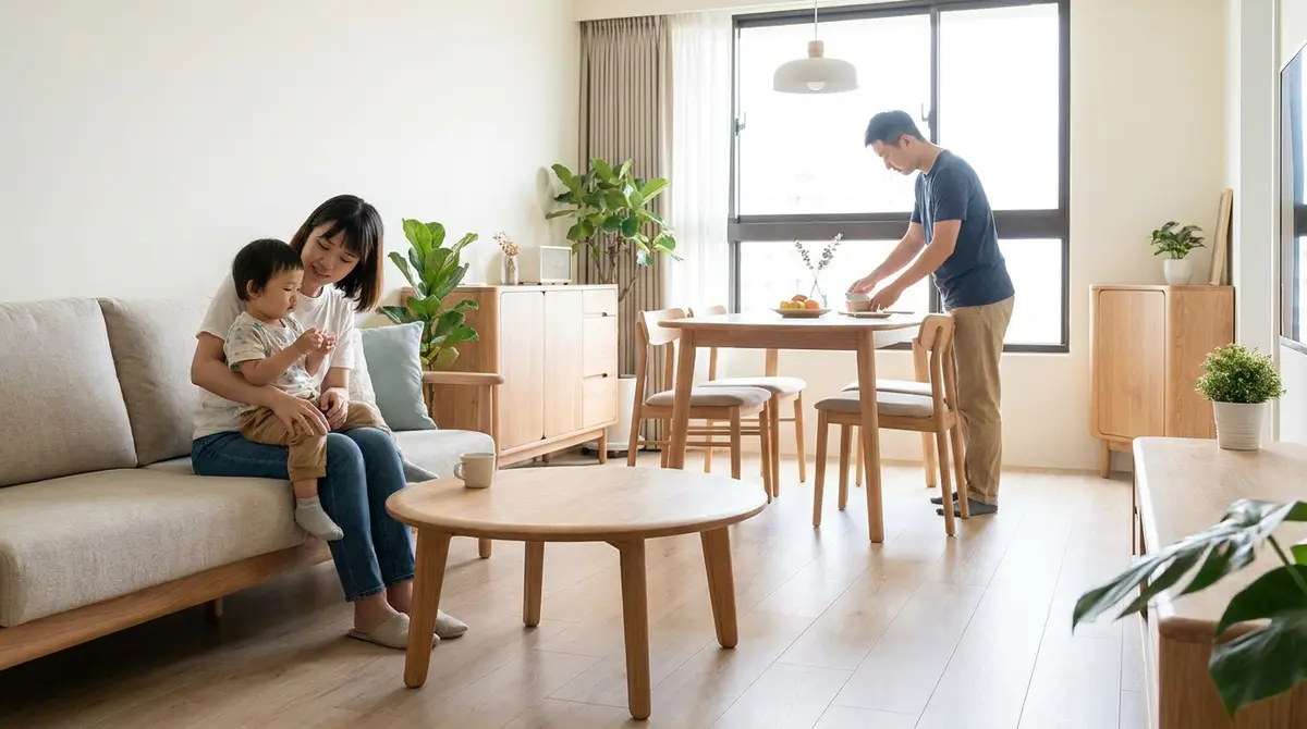 圓角家具適合什麼家庭？小孩安全、居家動線與空間搭配一次看懂
