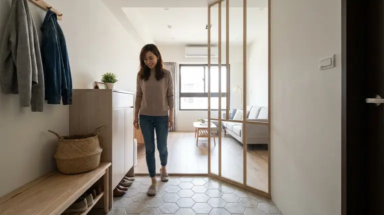 沒有玄關怎麼辦?小宅打造玄關感的 6 種設計方法