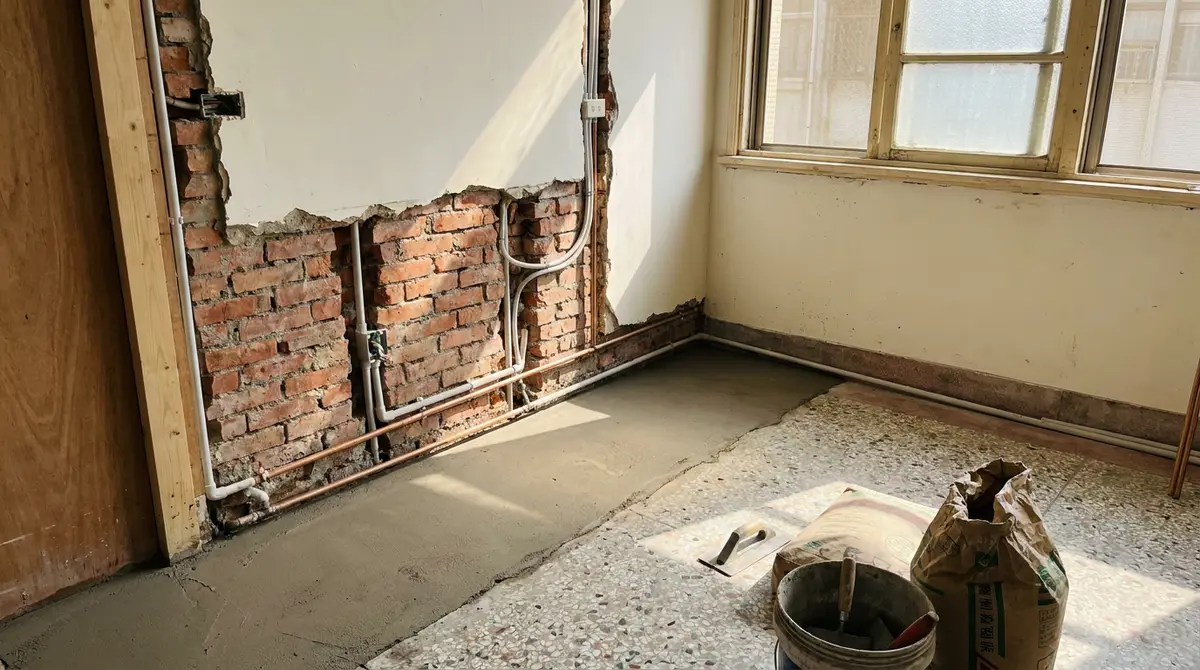 台中老屋翻新為什麼比較貴？拆除、水電、防水、泥作，錢都花在哪