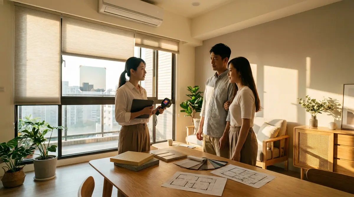 西曬住宅怎麼找設計師?用隔熱、遮陽與空調規劃看懂團隊實力