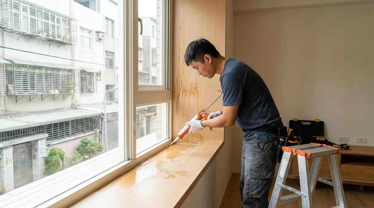 窗框漏水修繕費用多少？從補膠到換窗，先看懂再花錢